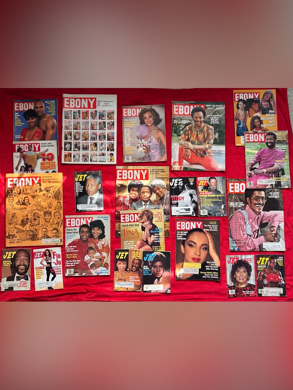 Lot of (24) Classic JET & EBONY magazines. Years 1998-2012.
